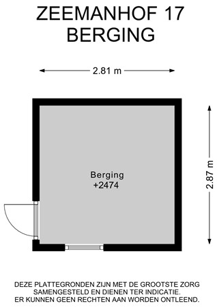 Floorplan - Zeemanhof 17, 1433 LM Kudelstaart
